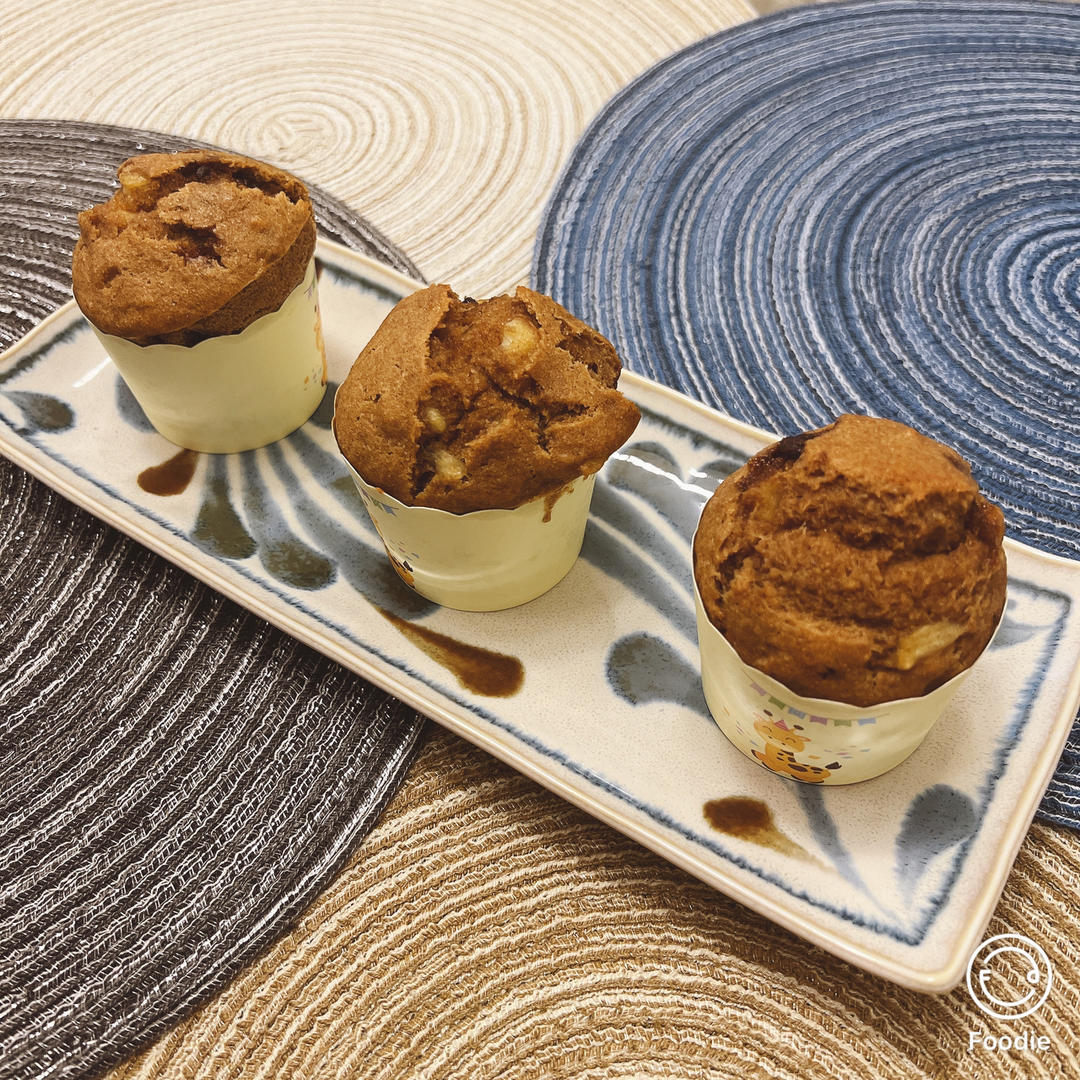 红糖全麦香蕉马芬