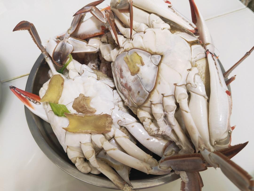 清蒸螃蟹（梭子蟹）