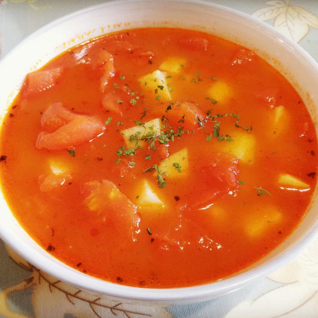 棒子面饽饽dear 婷做的超级浓超好喝的番茄土豆汤