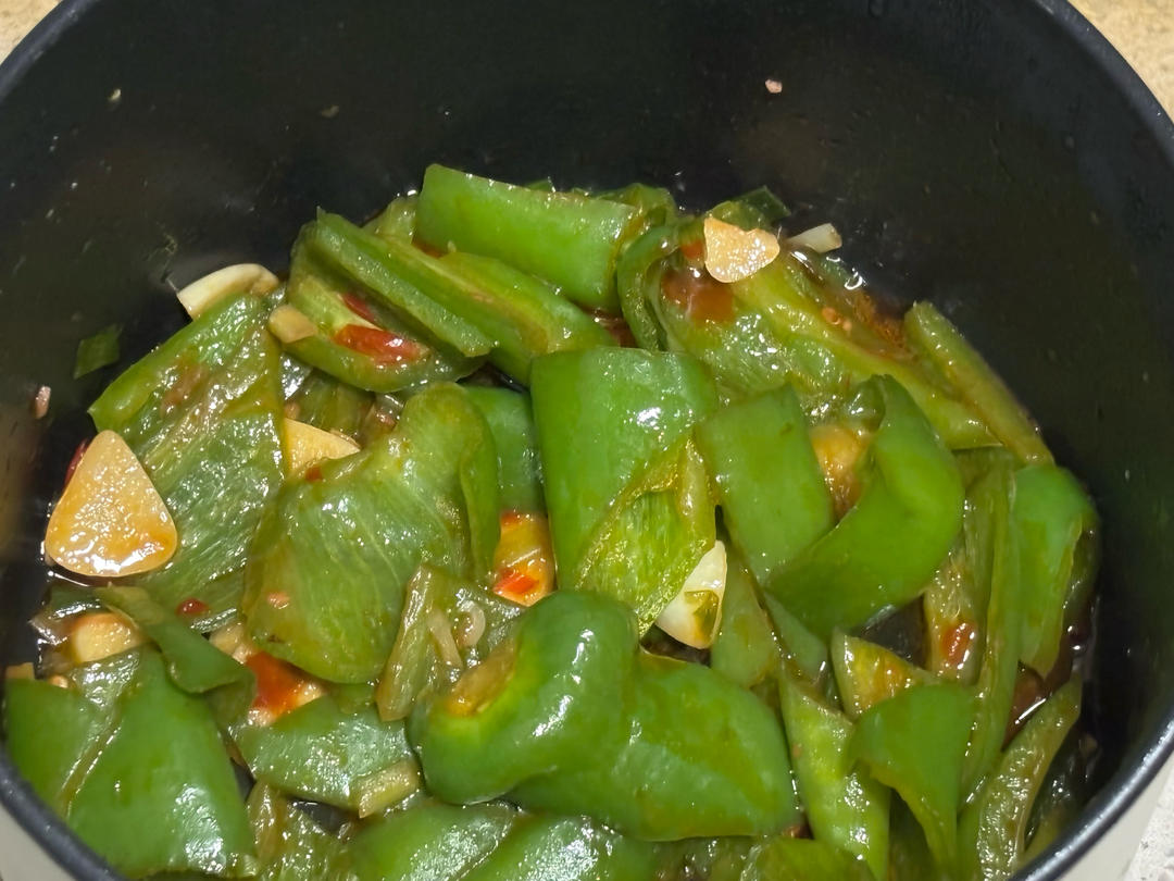超级开胃菜～豆瓣酱炒辣椒