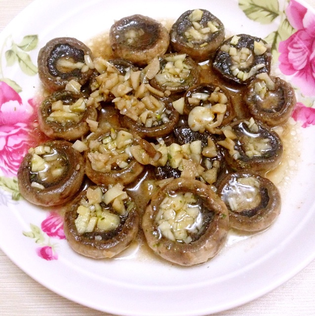 蒜香煎蘑菇