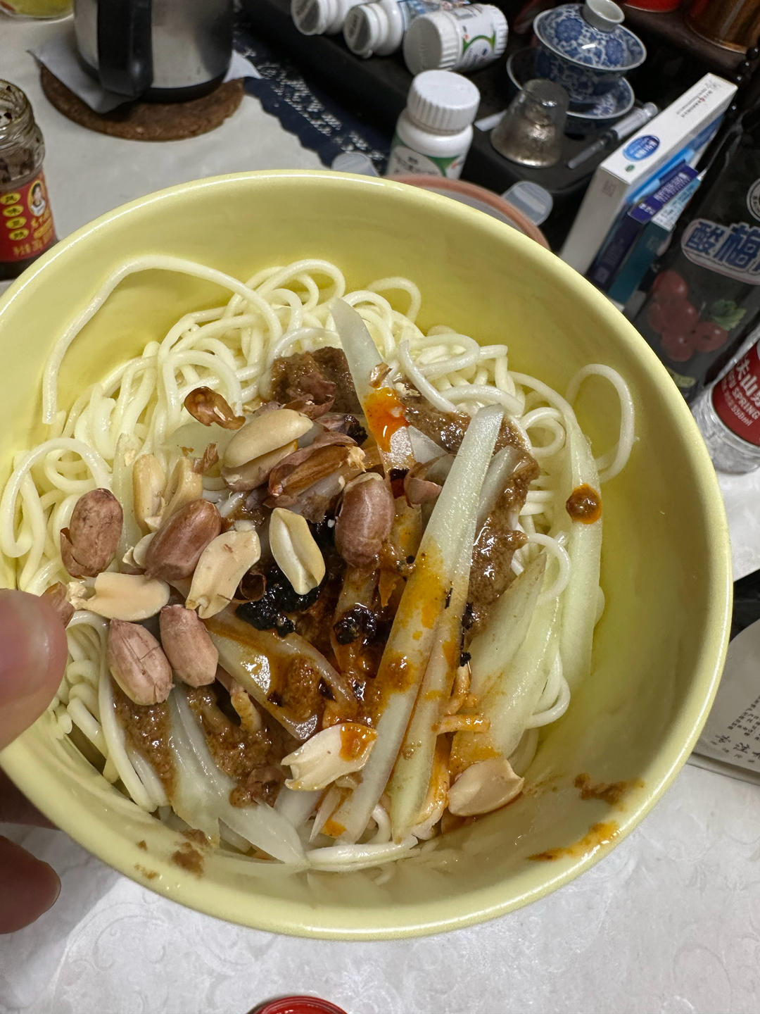 巨好吃㊙️酸辣凉拌面❗️十分钟搞定，简单快手❗️