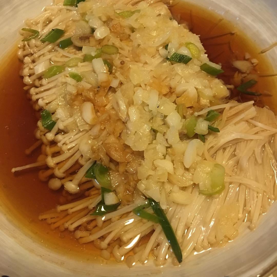 蒜蓉蒸金针菇