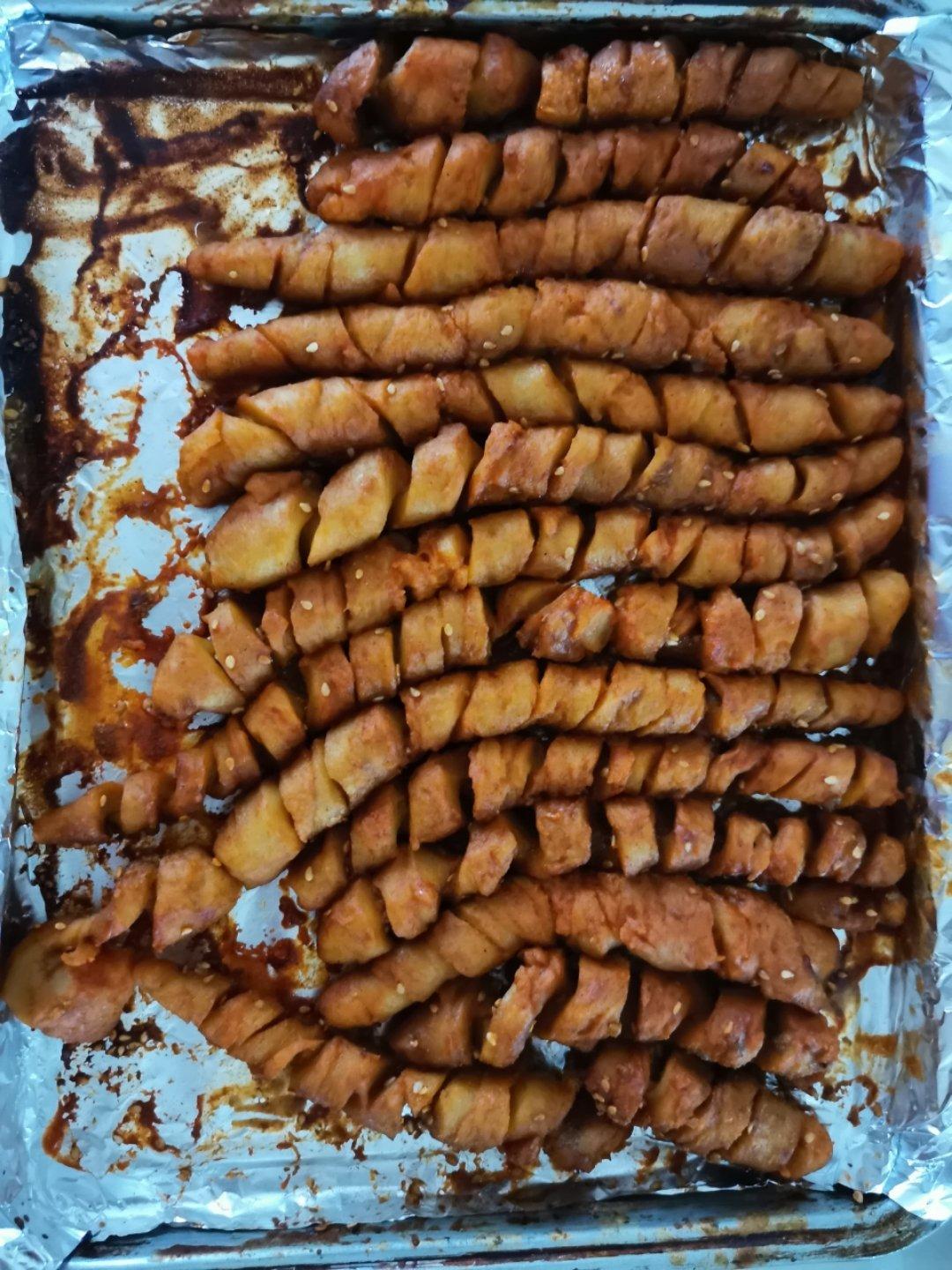 自制超级好吃的烤面筋