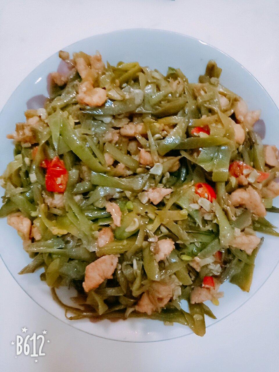 炝炒扁豆丝