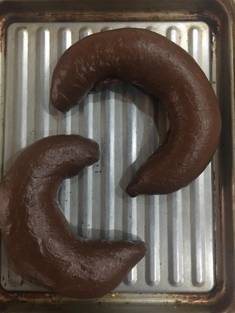 抹茶麻薯红豆软欧包