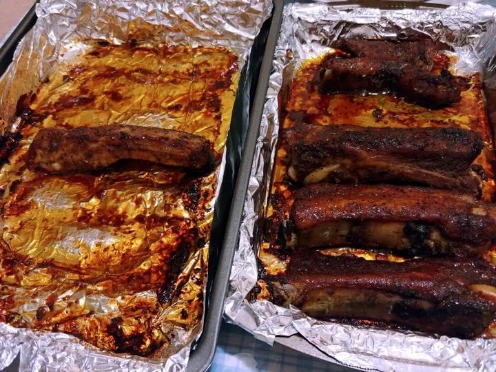 最简单的焦香软糯烤猪肋排