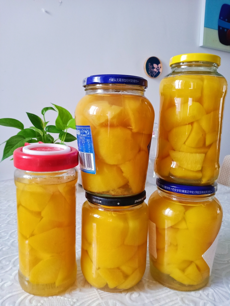在家就能做的黄桃罐头的做法
