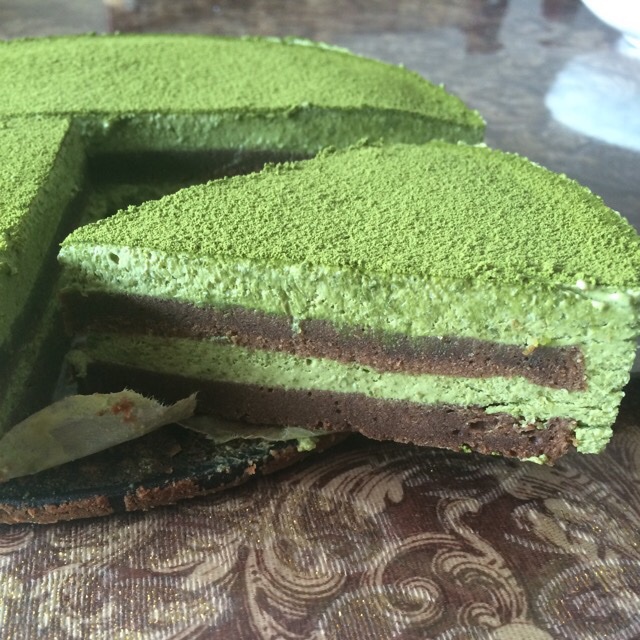 巧克力抹茶慕斯蛋糕（小山进巧克力海绵）