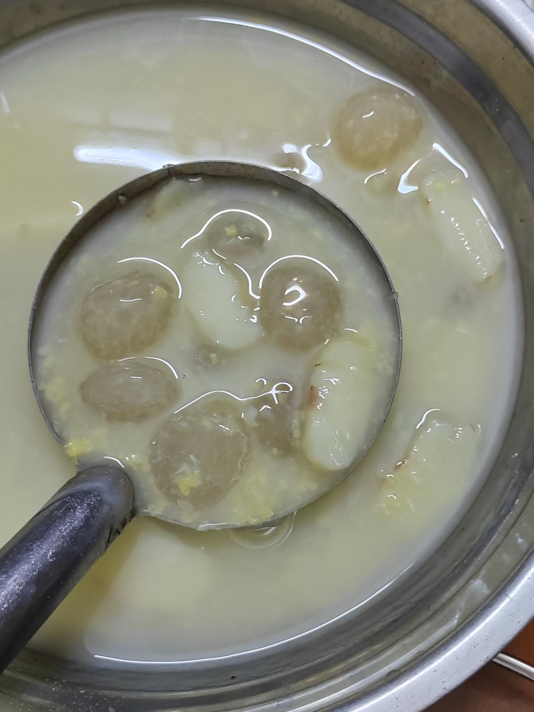 潮汕特色糖水～清心丸马蹄绿豆爽