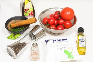 卡普里风味沙拉insalata caprese/水牛芝士沙拉（布拉塔burrata可做）的做法 步骤3