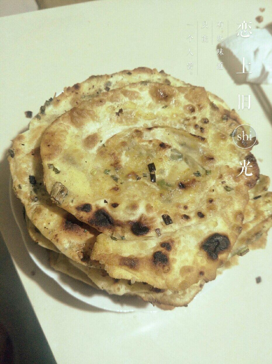 饺子皮葱油饼