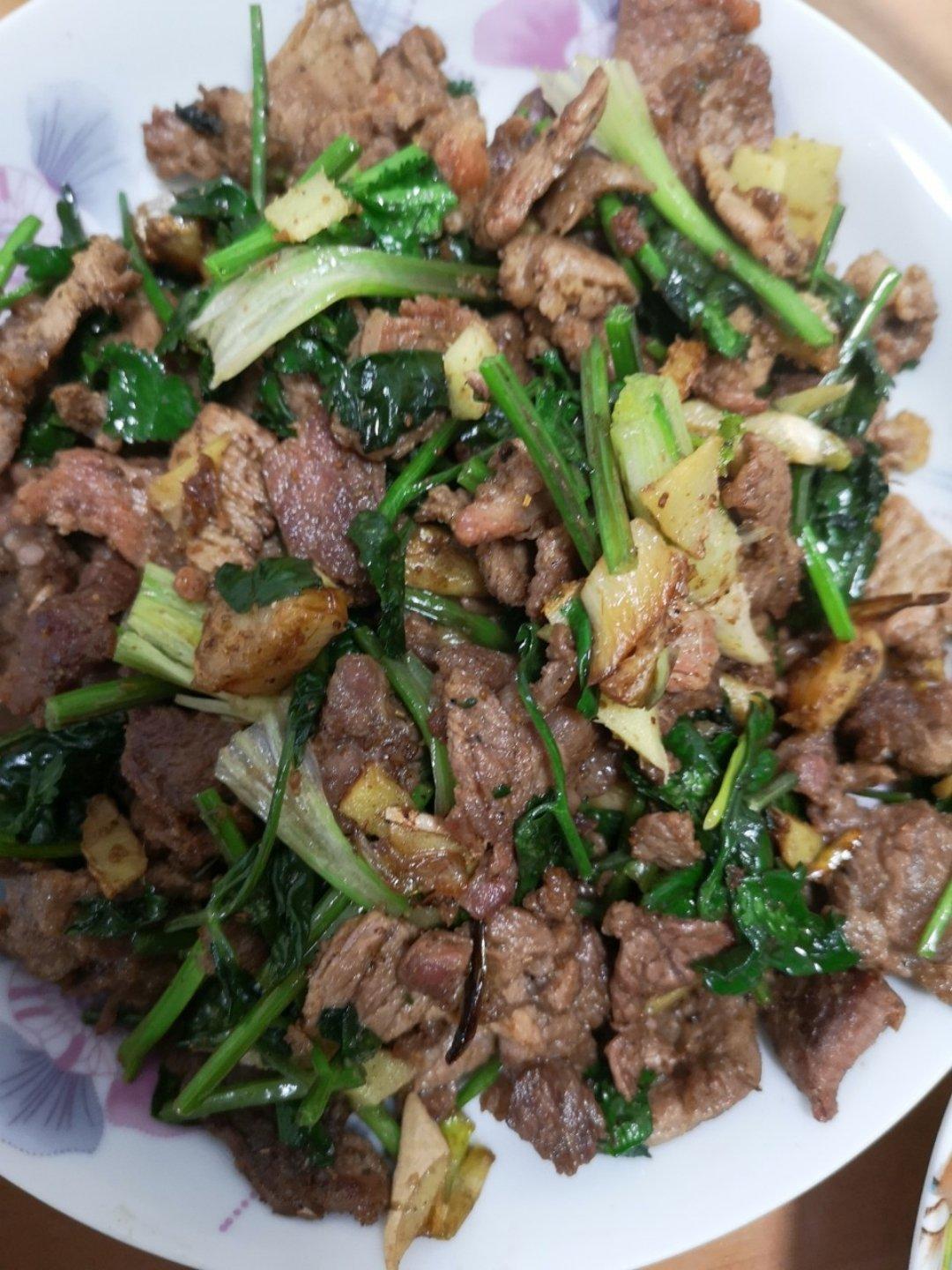 孜然羊肉片