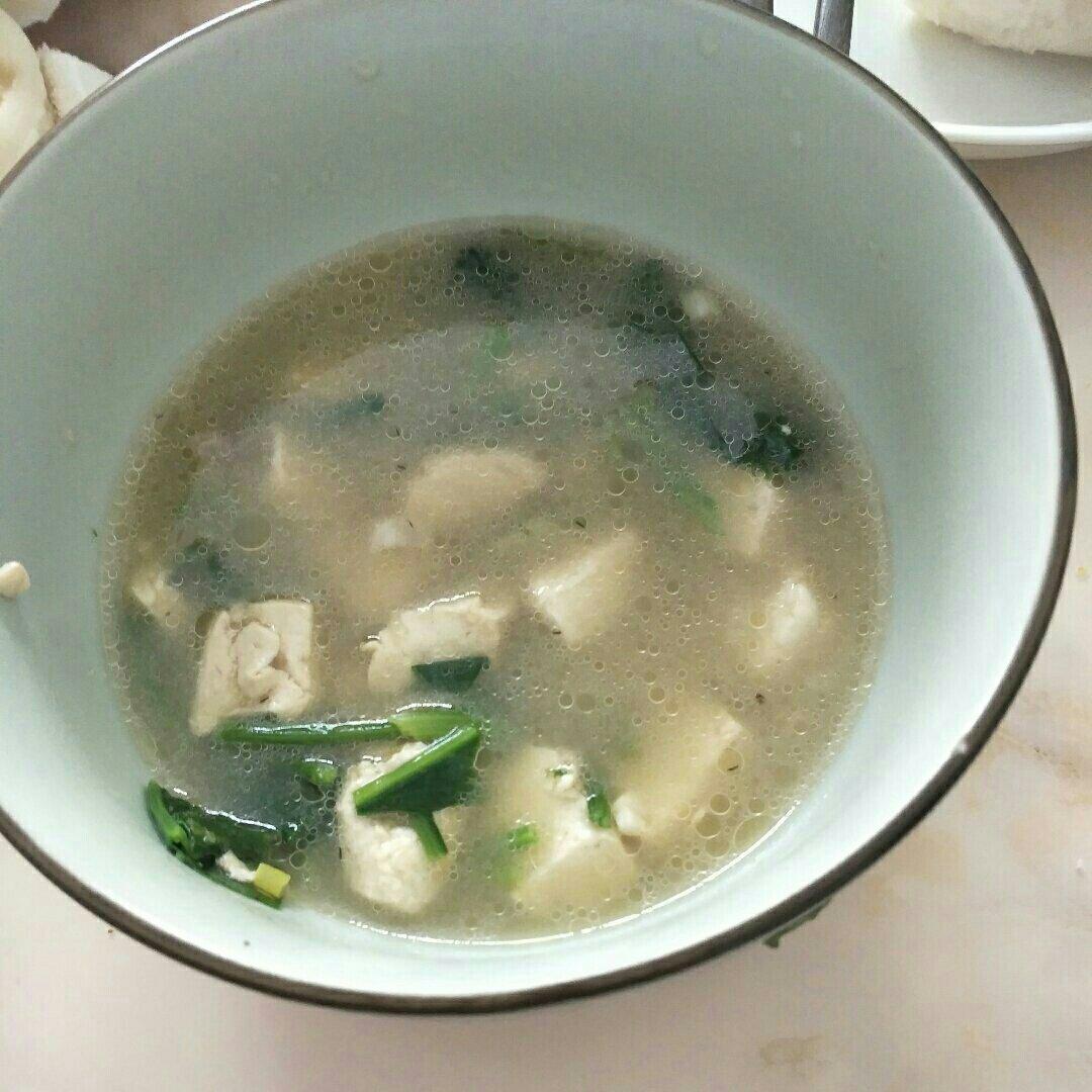 菠菜豆腐汤