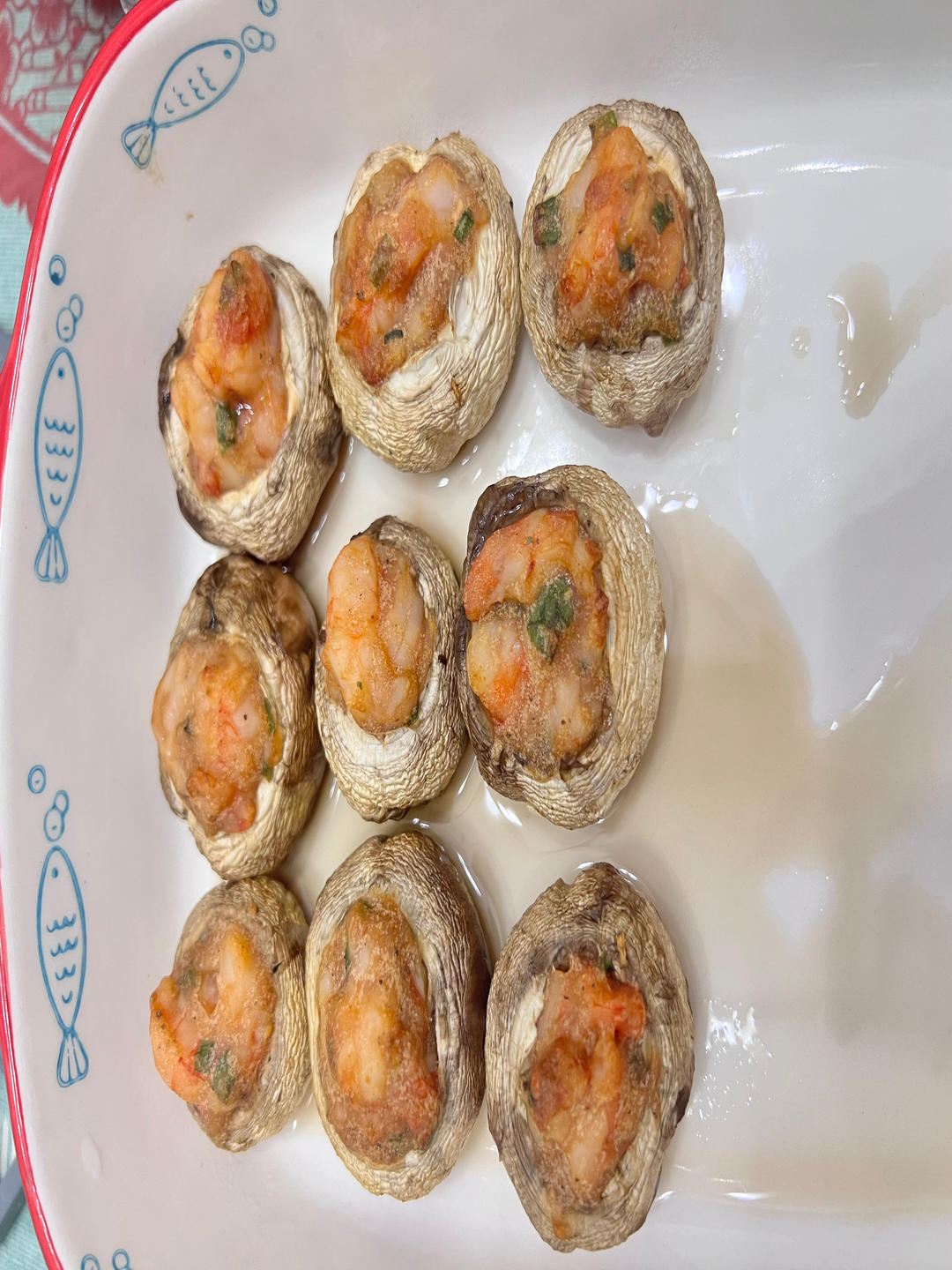 虾滑口蘑（空气炸锅版）