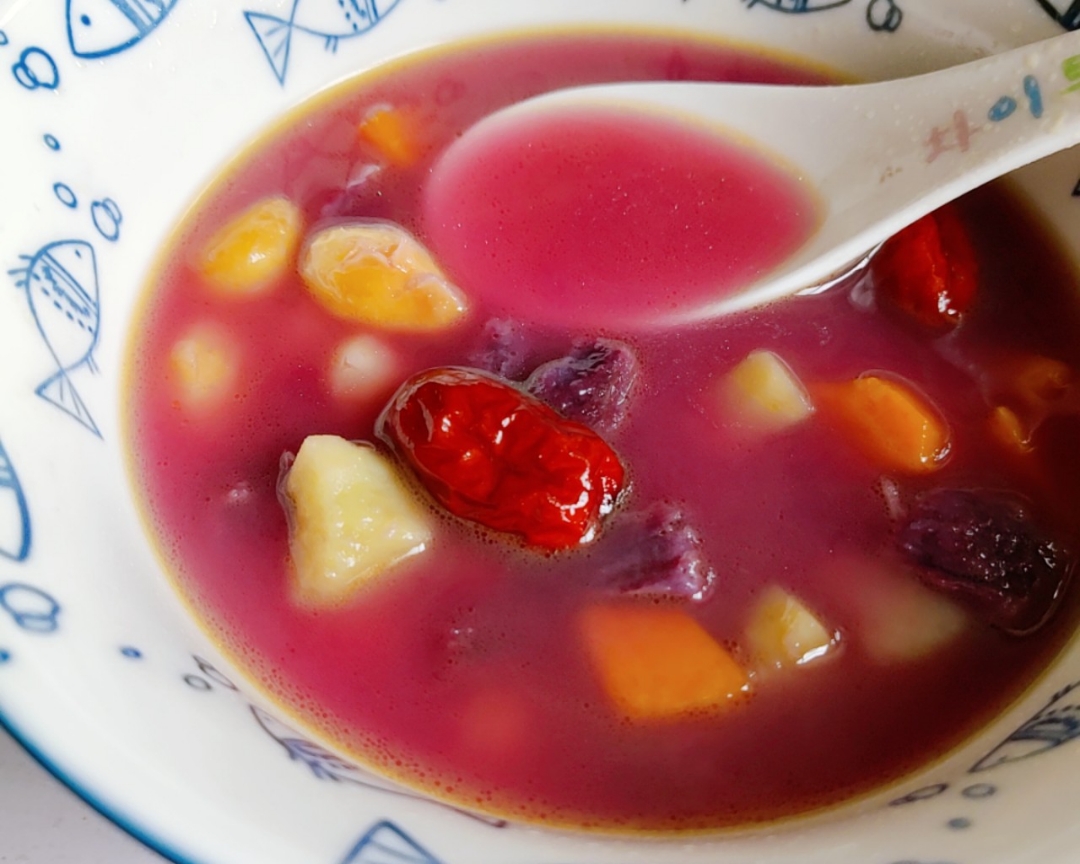 新年糖水之白果番薯甜汤的做法