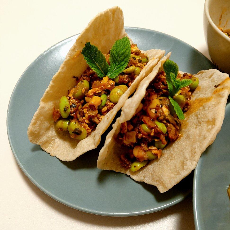 能装一切的U型墨西哥玉米塔可饼Taco