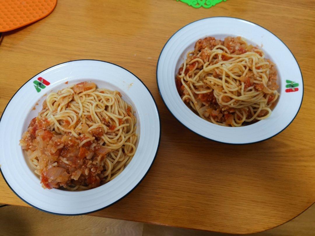 番茄肉酱意大利面