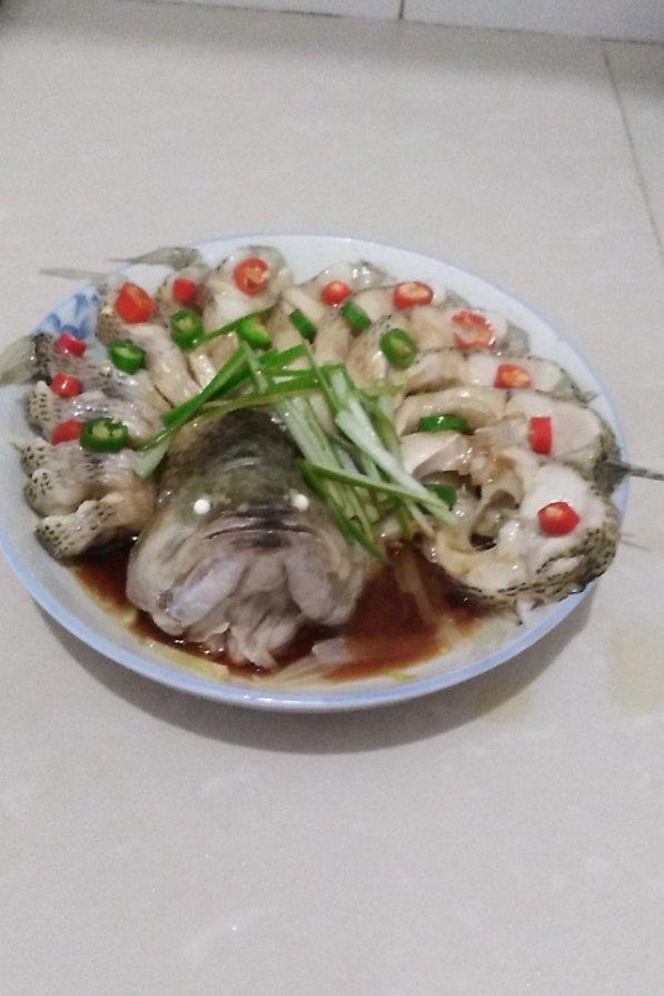 年夜饭的颜值担当<孔雀开屏鱼>