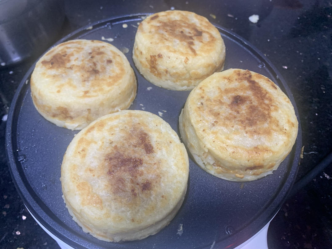 鸡蛋肉汉堡—就这个方子最成功