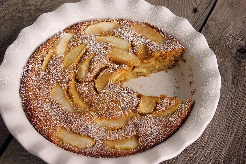 无油红糖苹果蛋糕丨健康·烘焙的做法