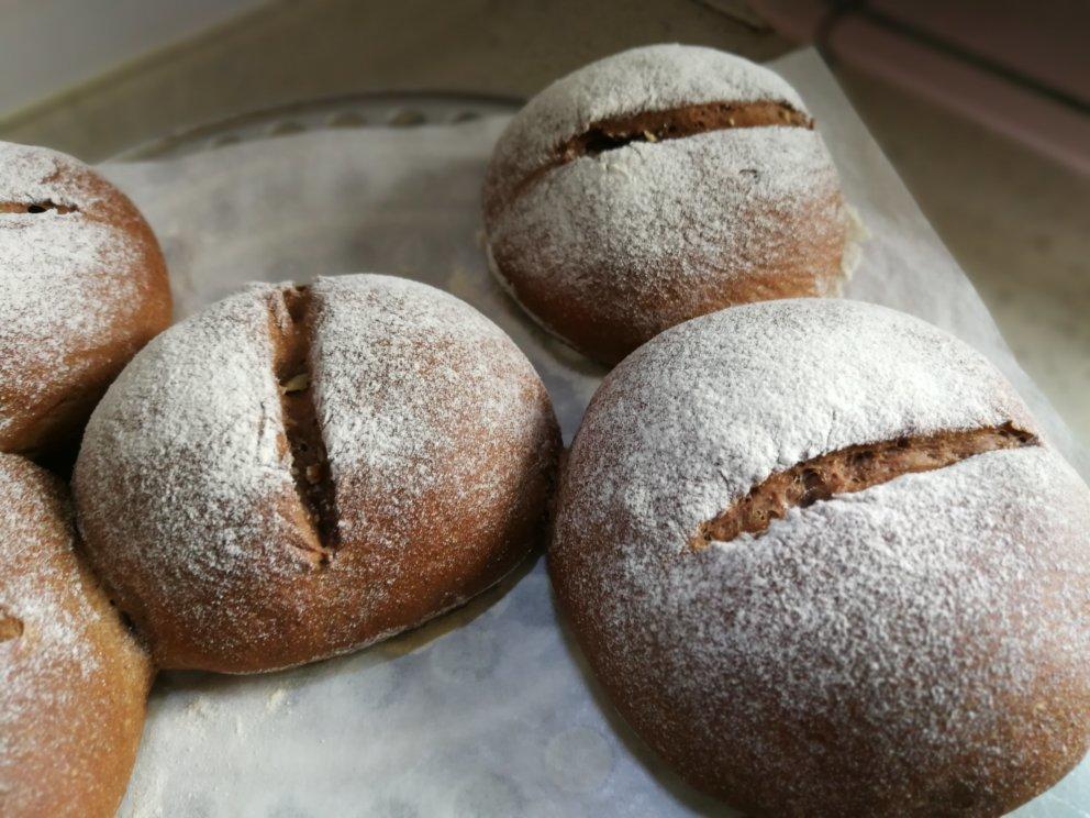 燕麦红糖核桃包（抹茶、咖啡、红曲）