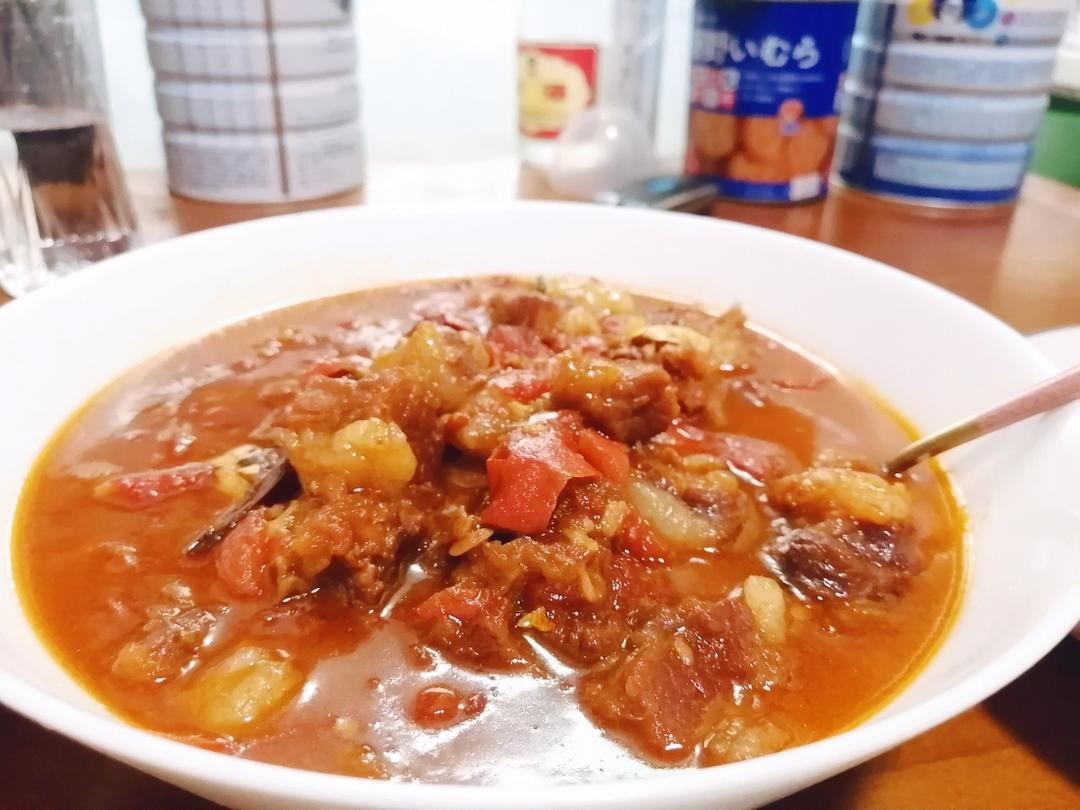 番茄牛腩 方法简单超下饭