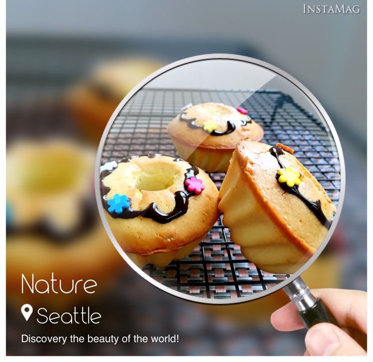 巧克力花纹蛋糕