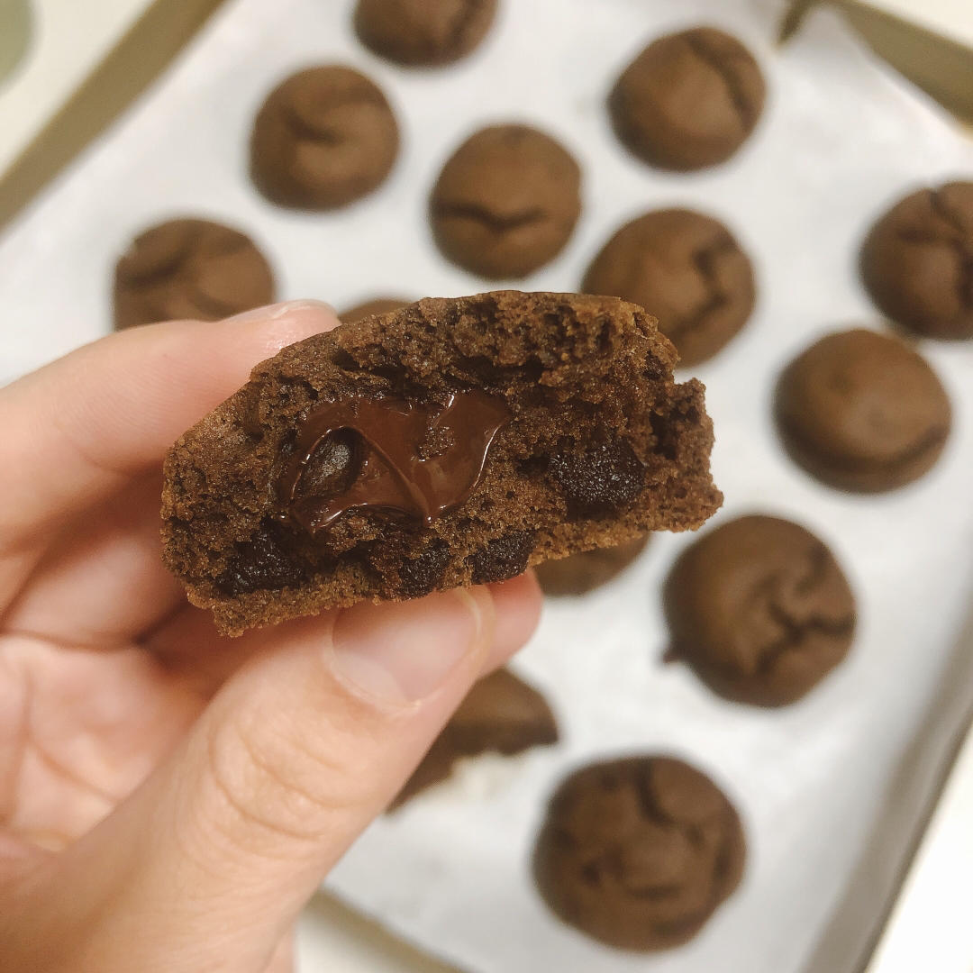 比趣多多好吃❗️爆浆巧克力软曲奇🍪