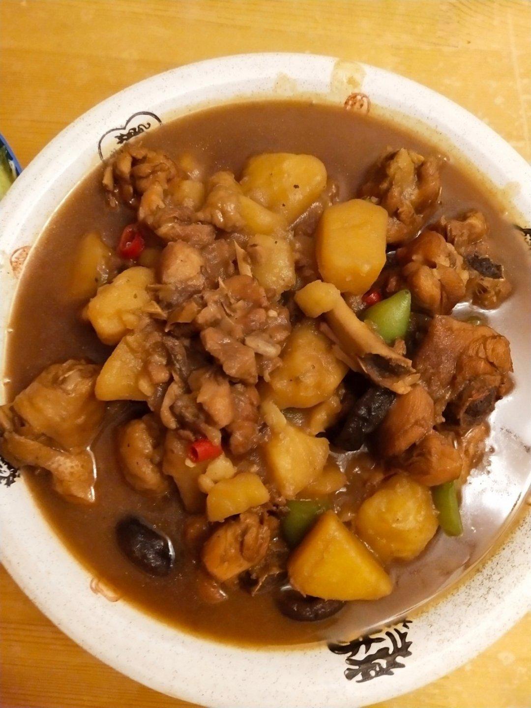 土豆黄焖鸡