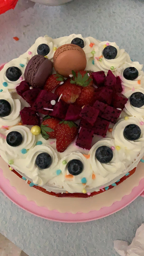 超级简单的味多美同款生日蛋糕（6寸），新手也能高度还原
