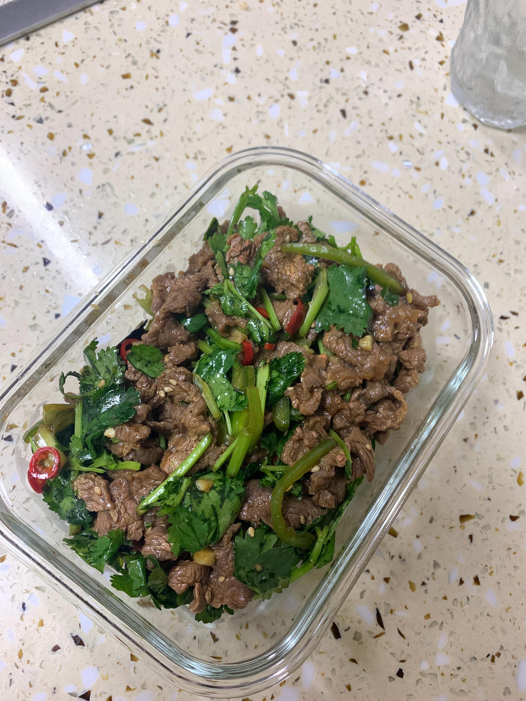 超级快手香菜拌牛肉