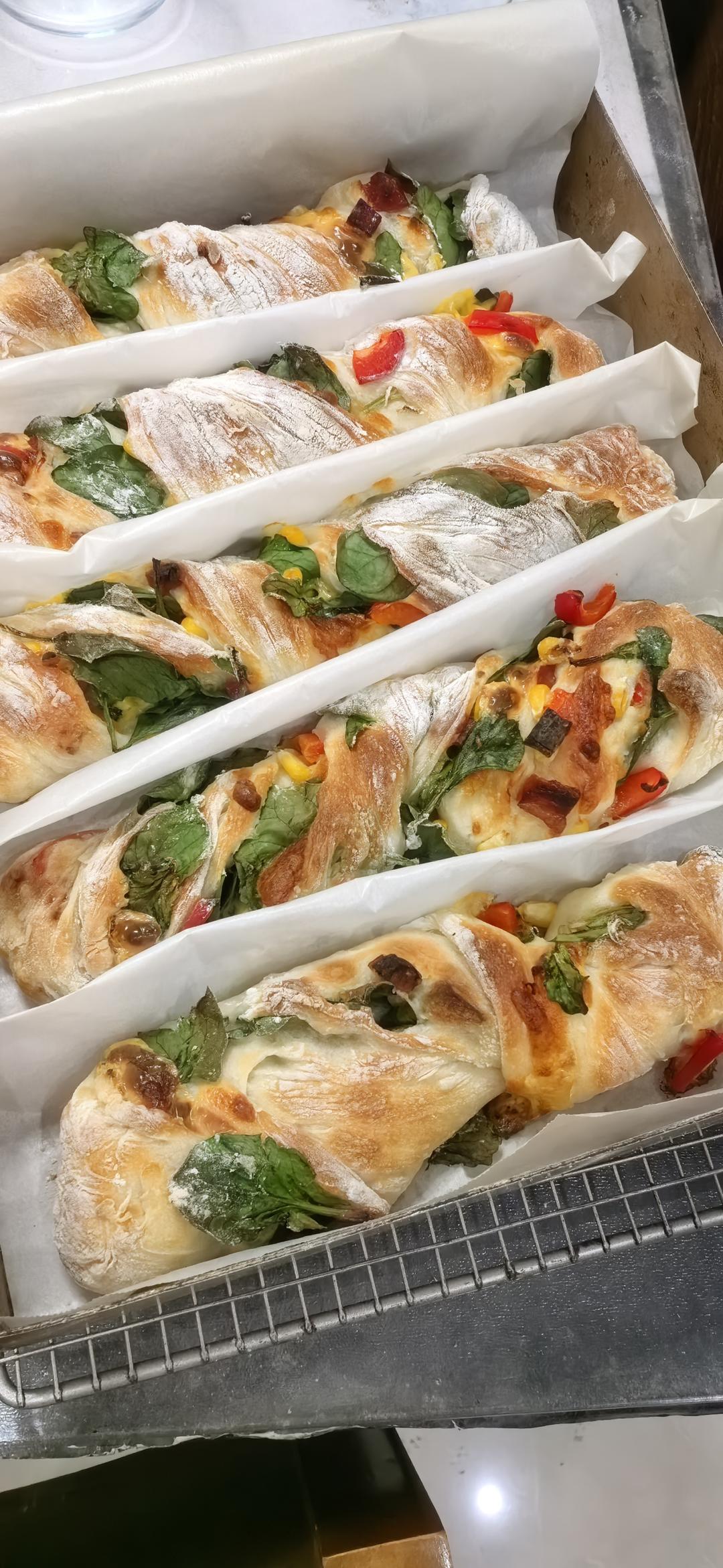 无糖无油恰巴塔🥬蔬菜扭扭棒