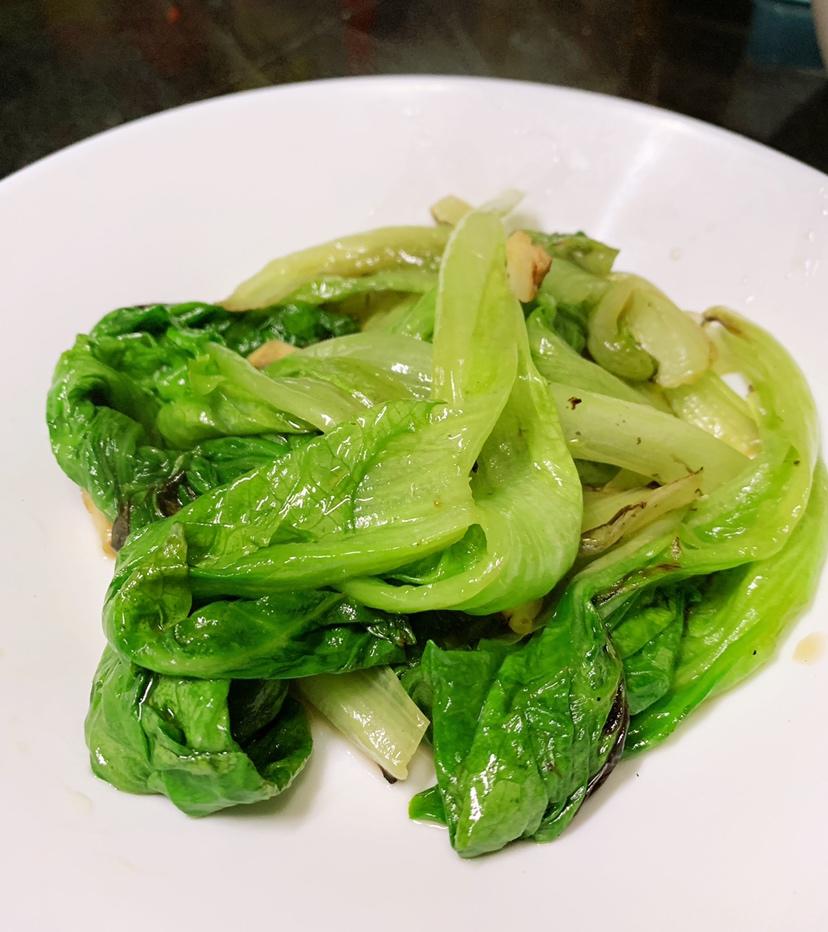 #从生菜通心菜入手教你炒出青爽脆绿的叶菜#