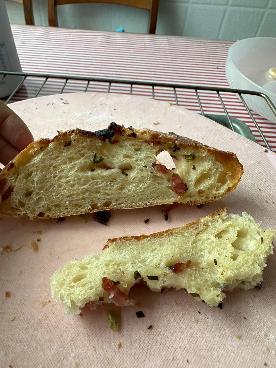 【ciabatta】家庭版恰巴塔，软乎乎的拖鞋面包