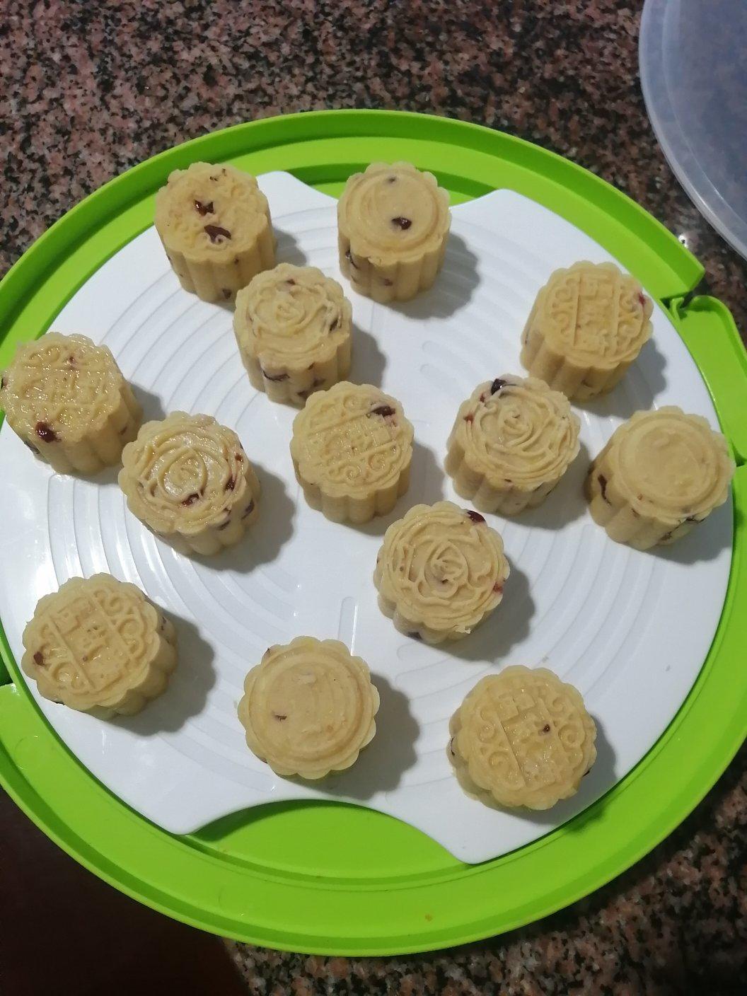 蔓越莓绿豆糕