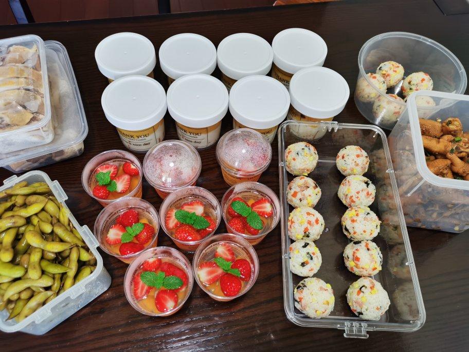 适合野餐带的的饭团团