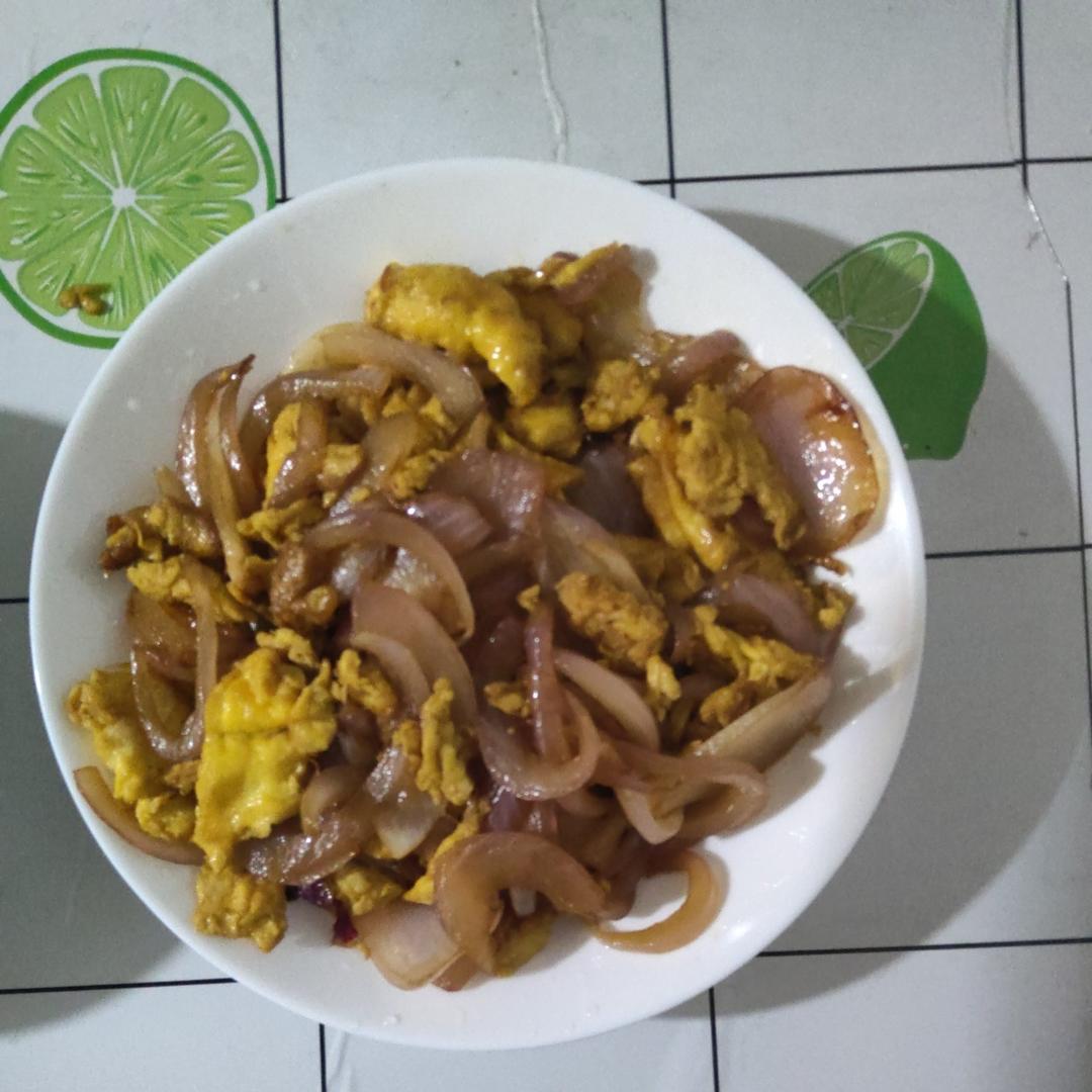 洋葱炒鸡蛋