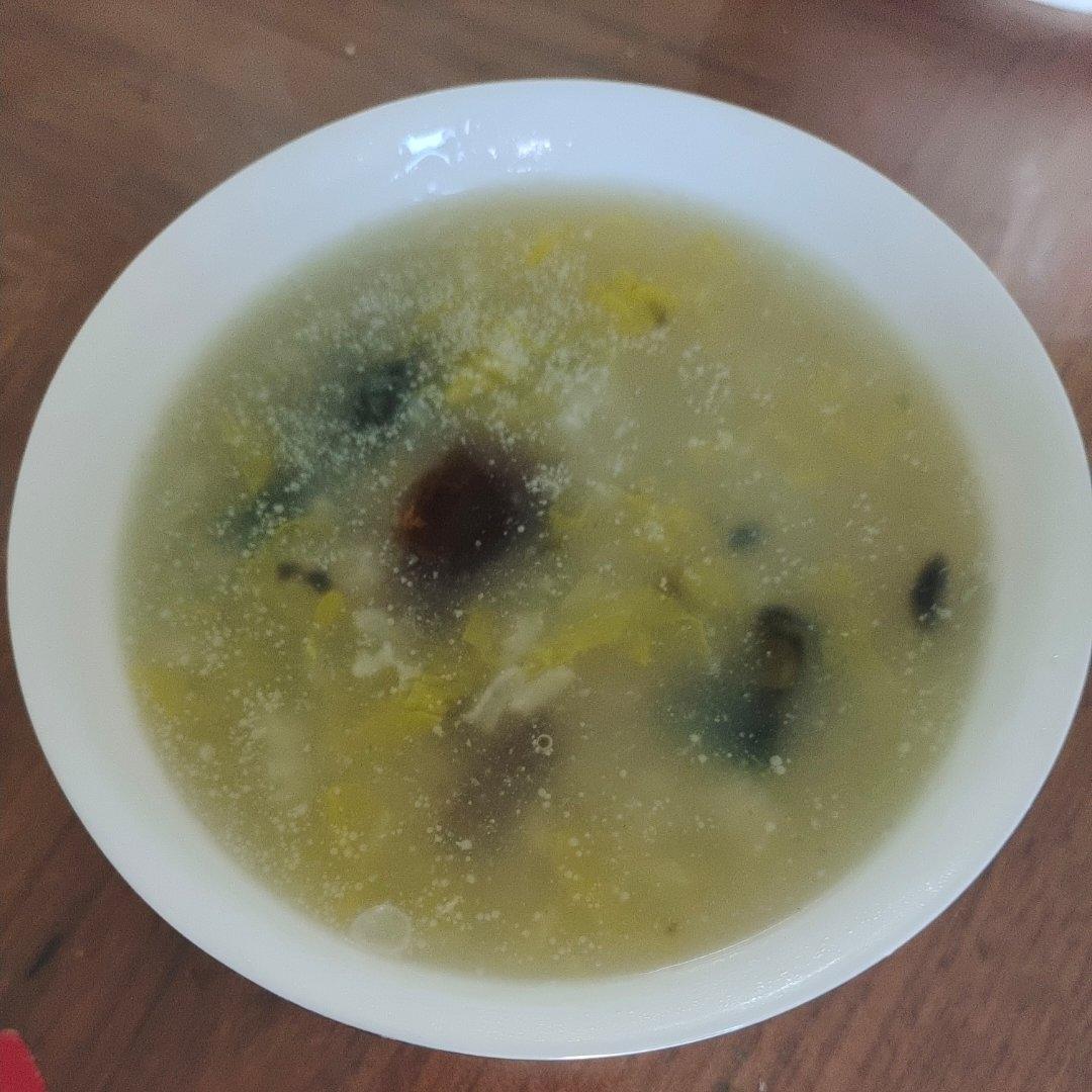 妈妈👩教我做的皮蛋瘦肉粥🥣简单快捷美味😋