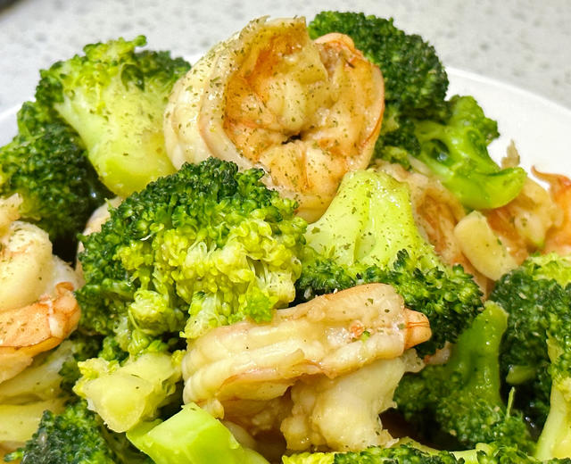 减脂必吃西兰花虾仁的做法