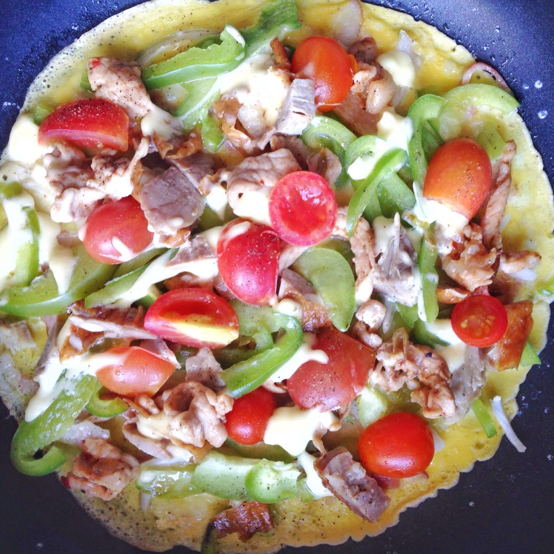 披萨蛋（快速早餐）