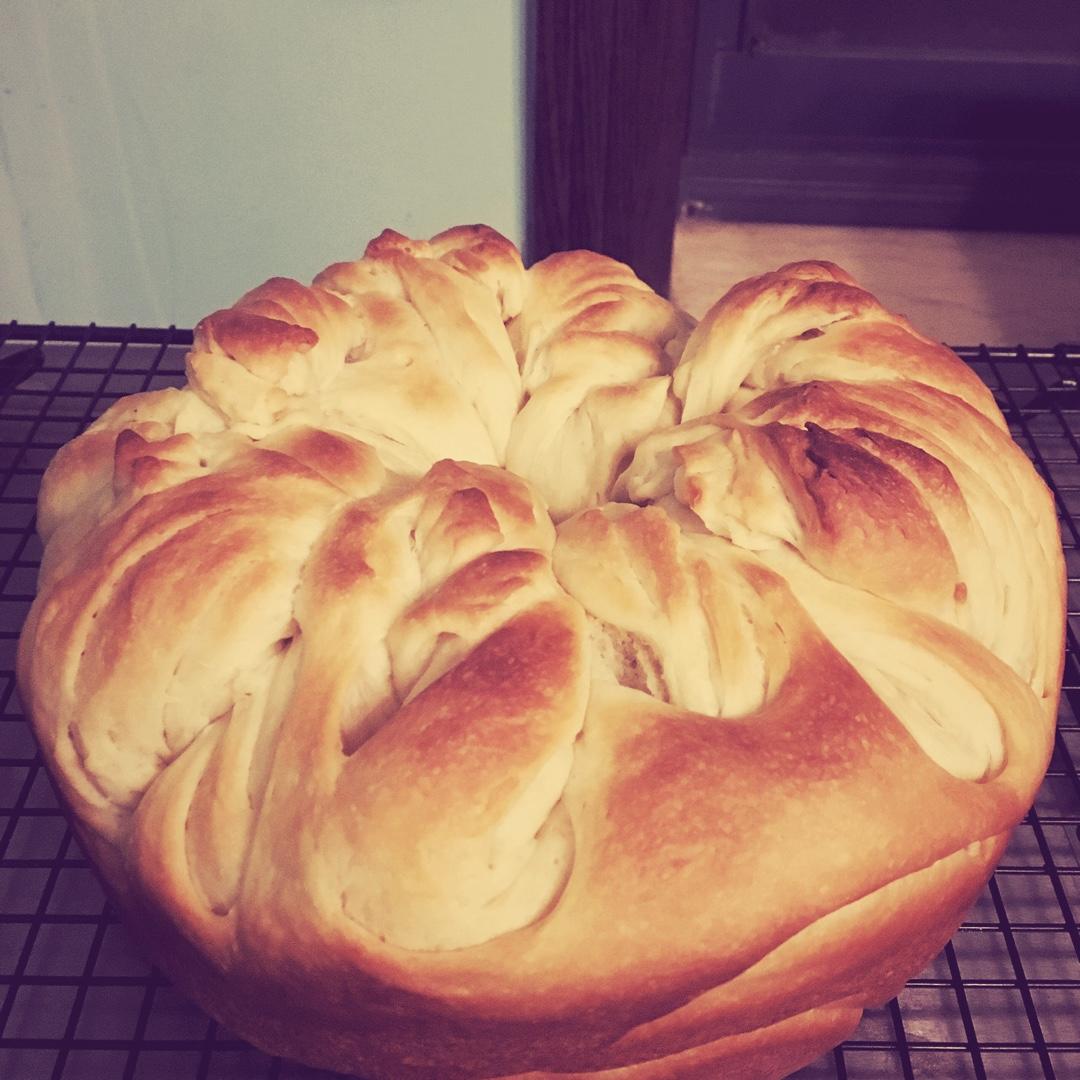 手撕千层花朵面包