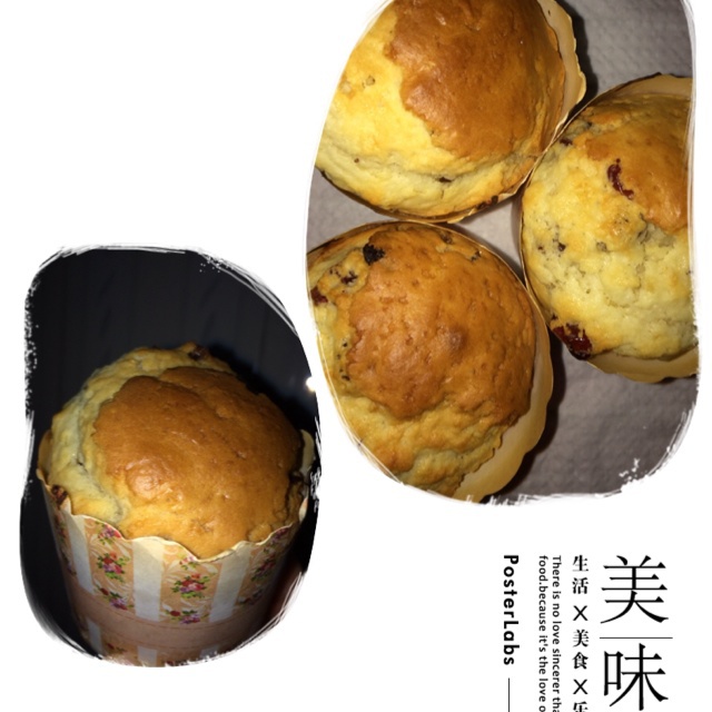 蔓越莓麦芬蛋糕