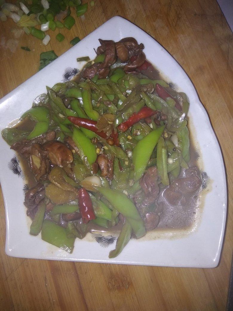 辣椒炒鸡胗（家常简易）