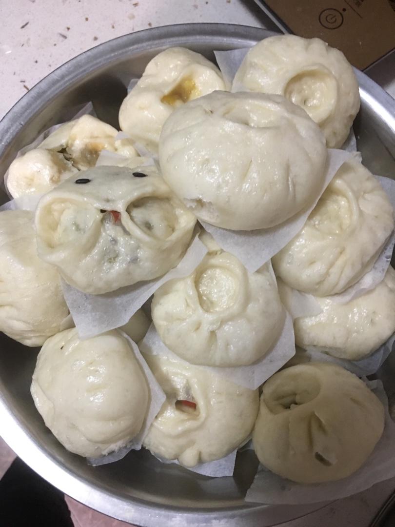新手A4纸和面法【发面做包子】二次发酵