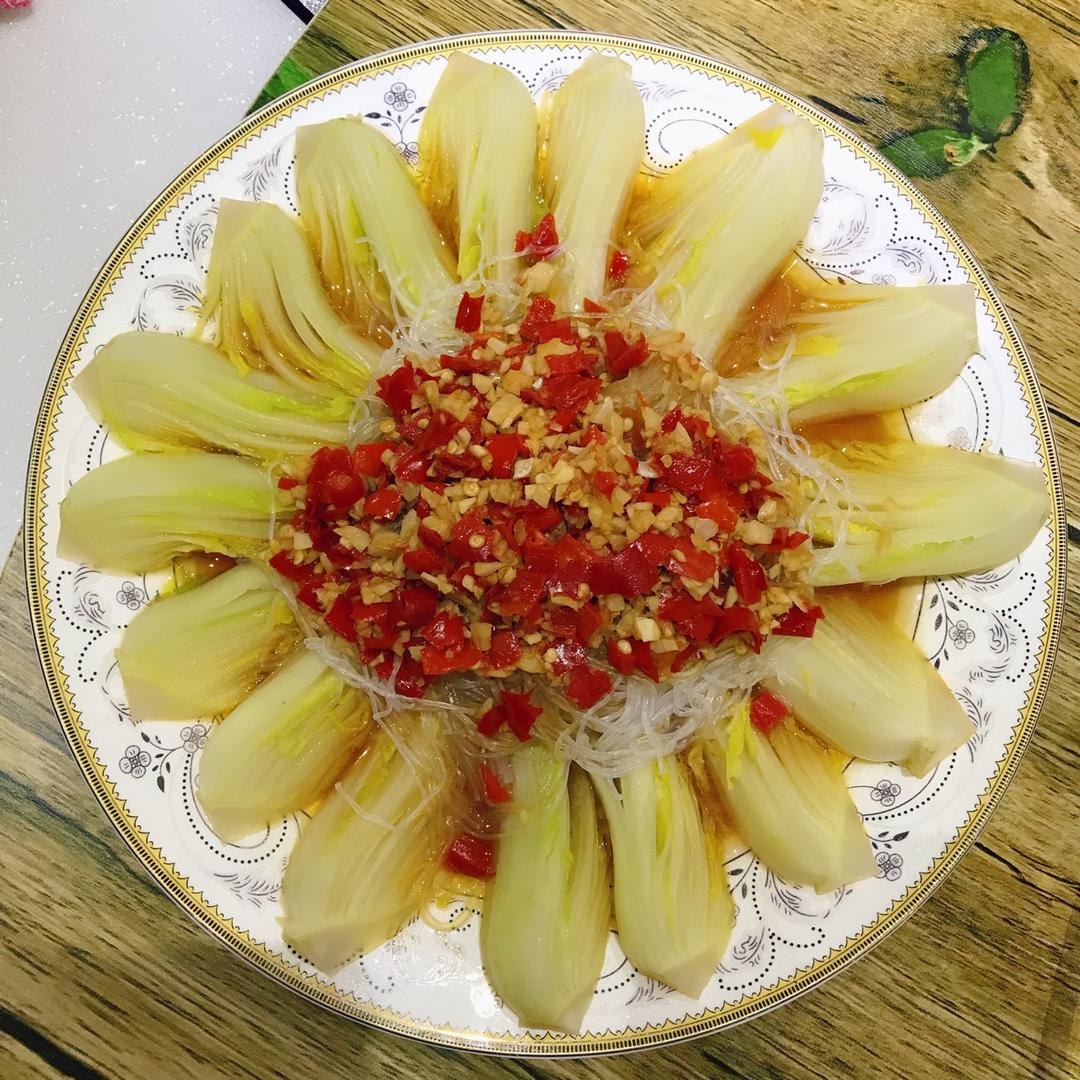 蒜蓉粉丝娃娃菜