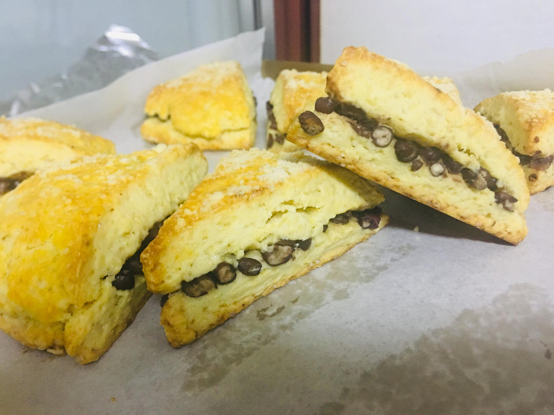 蔓越莓蜜豆司康饼