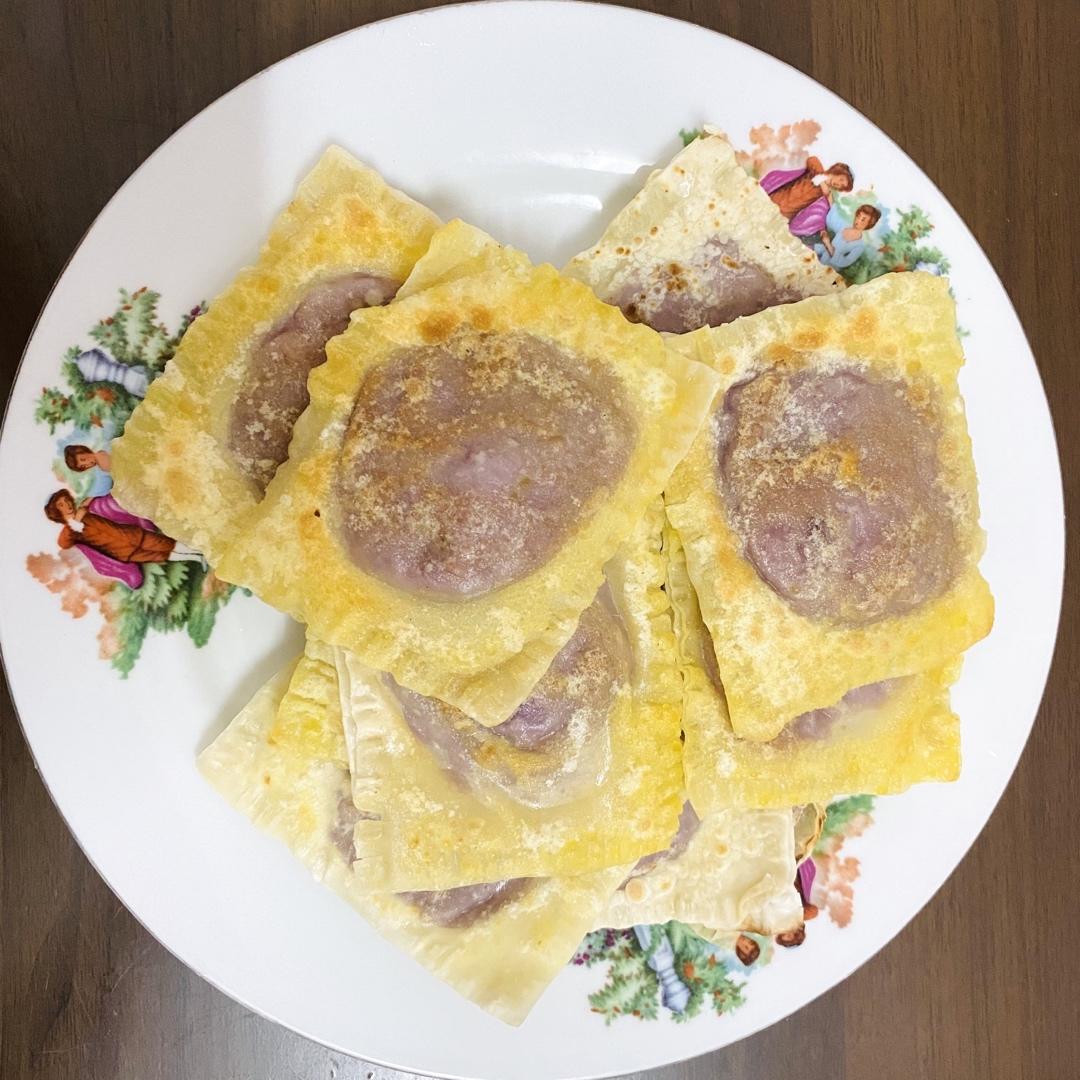 豆沙饼(饺子皮版)