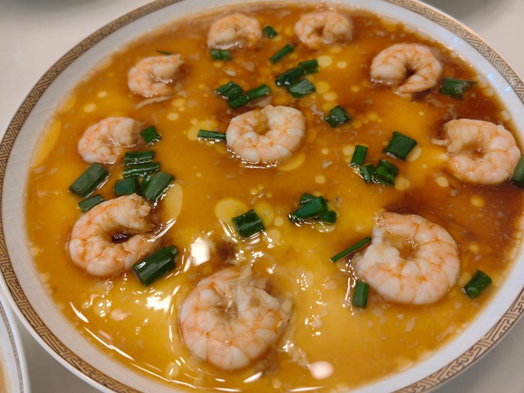 虾仁鸡蛋羹