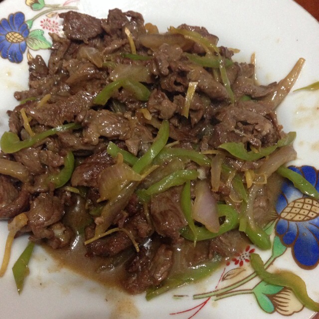 青椒牛肉